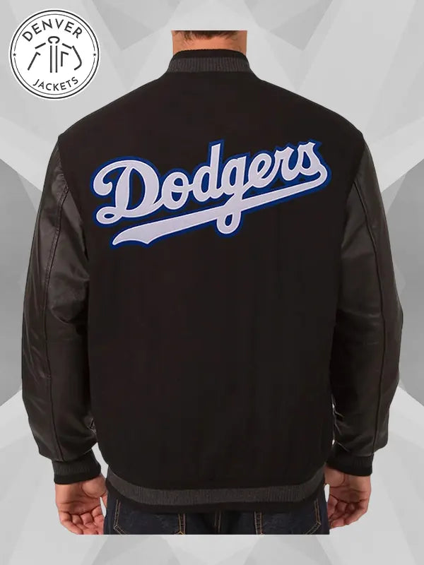 Los Angeles Dodgers Varsity Jacket Black