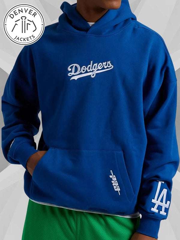 Los Angeles Dodgers Wingspan Pullover Hoodie Blue