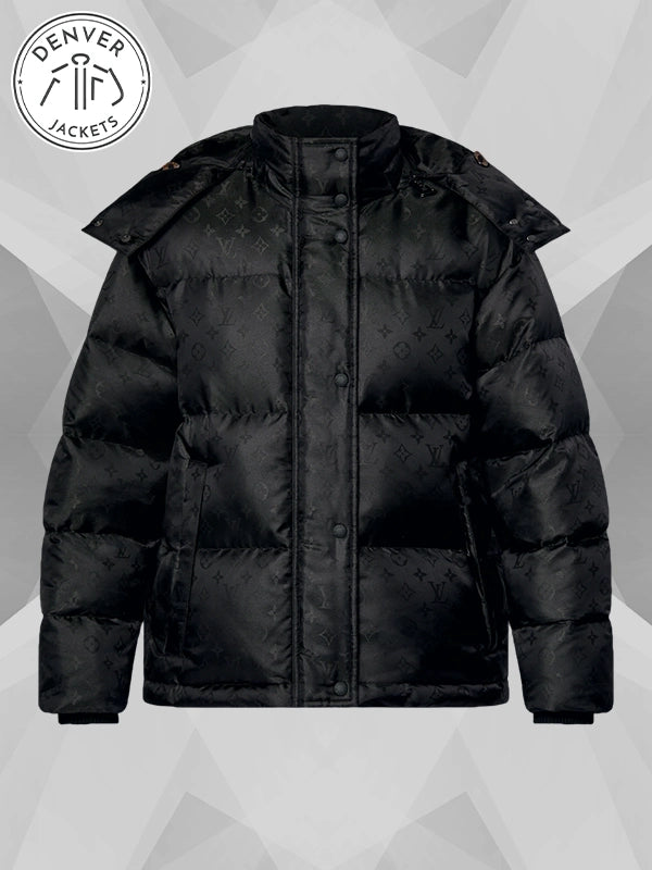 Louis Vuitton Monogram Puffer Jacket Black
