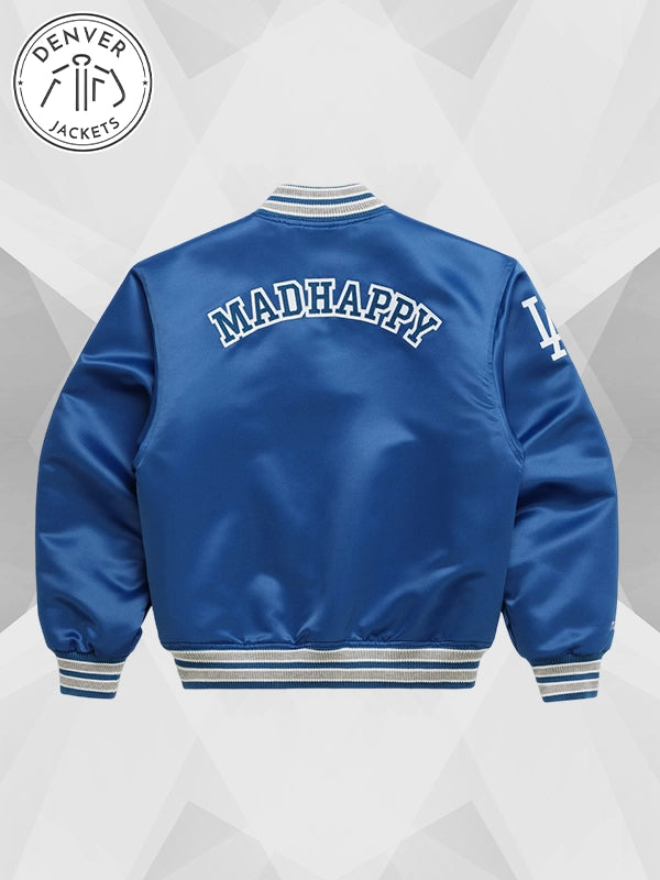Madhappy LA Dodgers Bomber Jacket Blue