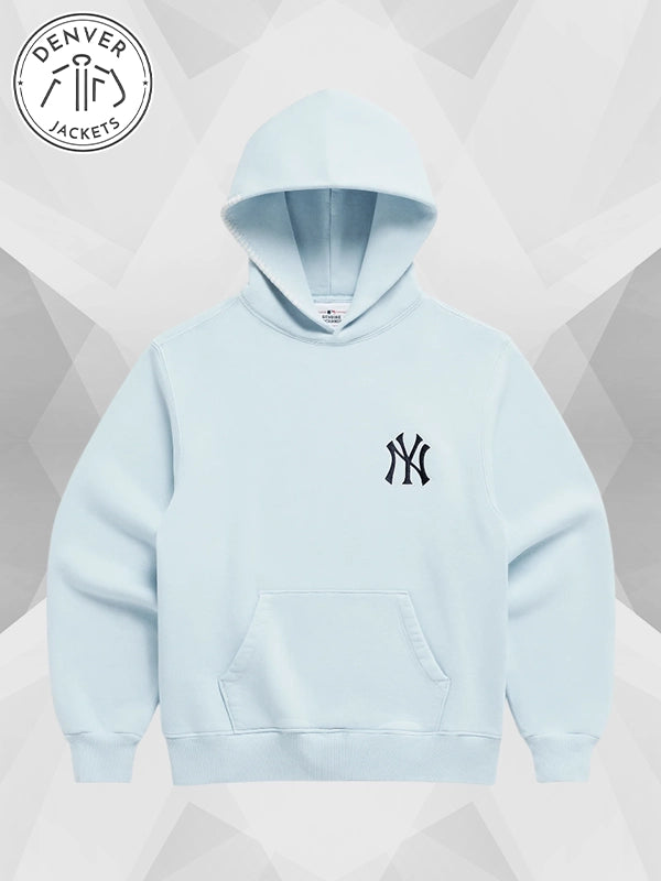 Madhappy NY Yankees Hoodie Light Blue
