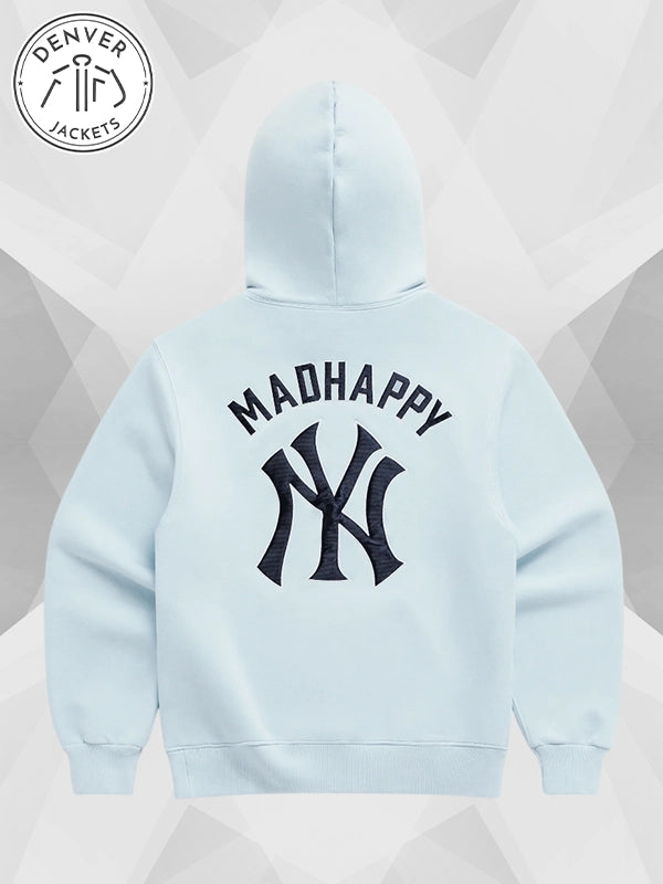 Madhappy Yankees Hoodie Light Blue
