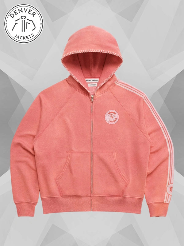 Madhappy x Hysteric Glamour Zip Up Hoodie Pink