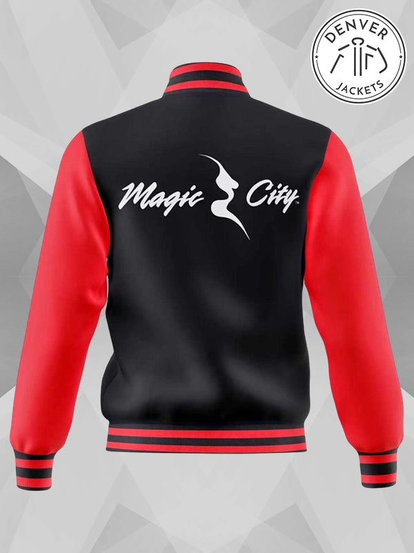 Magic City Varsity Jacket Red