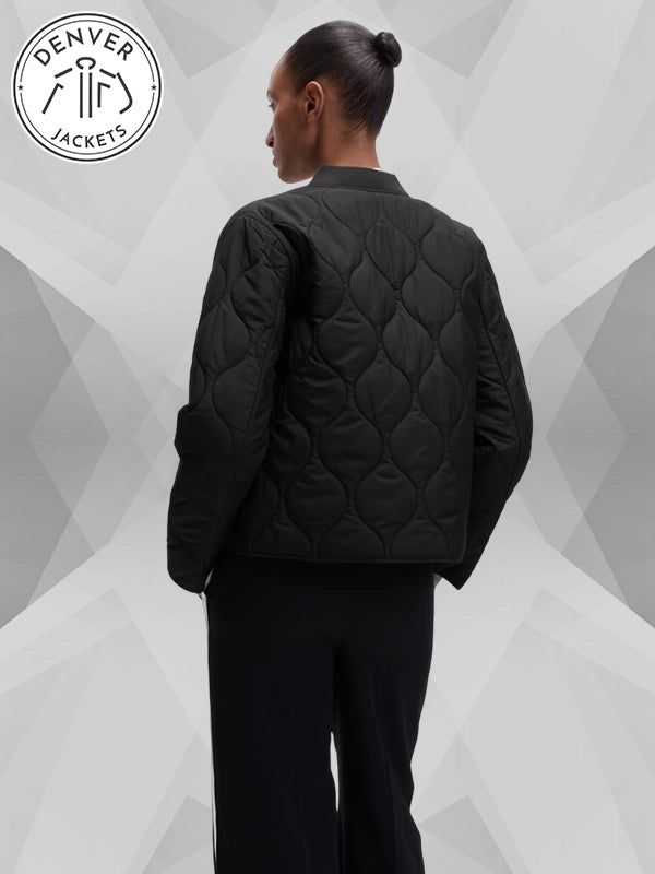 Marks and Spenser Thermowarmth Quilted Jacket Black