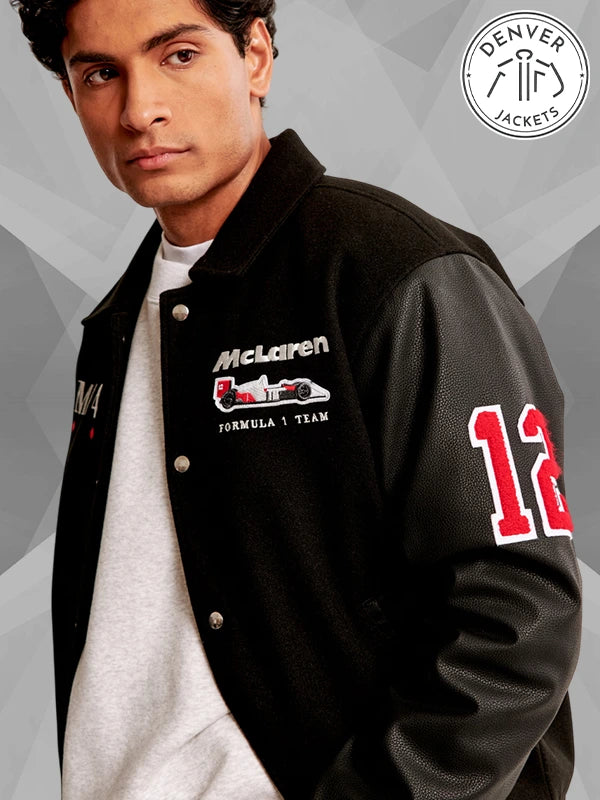 McLaren Varsity Bomber Jacket Abercrombie