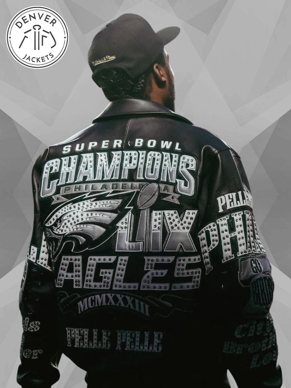 Meek Mill Pelle Pelle Eagles Jacket