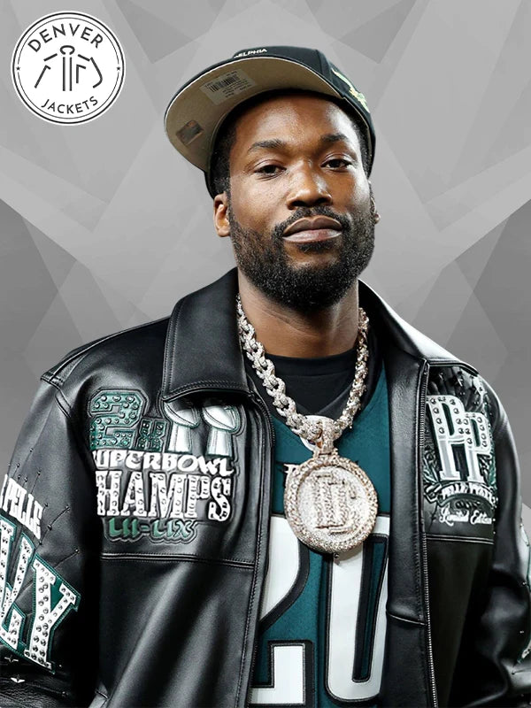 Meek Mill Pelle Pelle Eagles Jacket