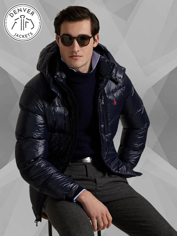 Men's Polo Ralph Lauren Down Puffer Jacket In Blue