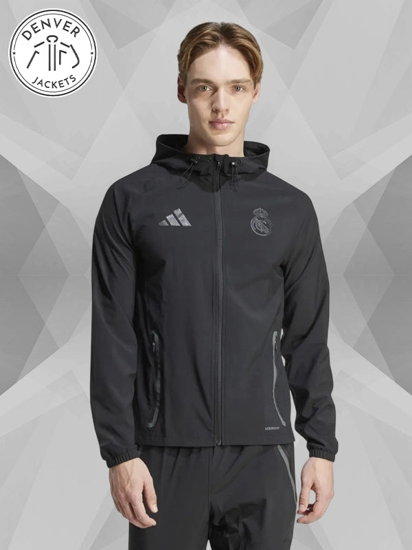 Mens Adidas Tiro Vis Tech Competition Black Jacket