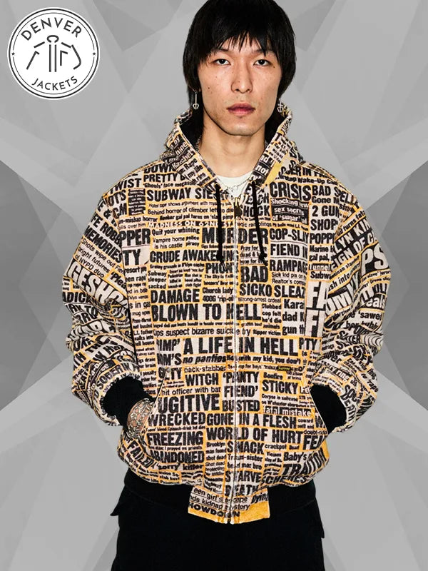 Mens Supreme Dash Snow Hooded Work Jacket