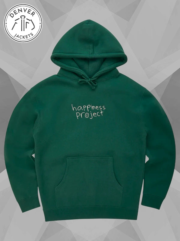 Mental Health Matters Happiness Project Hoodie In Green