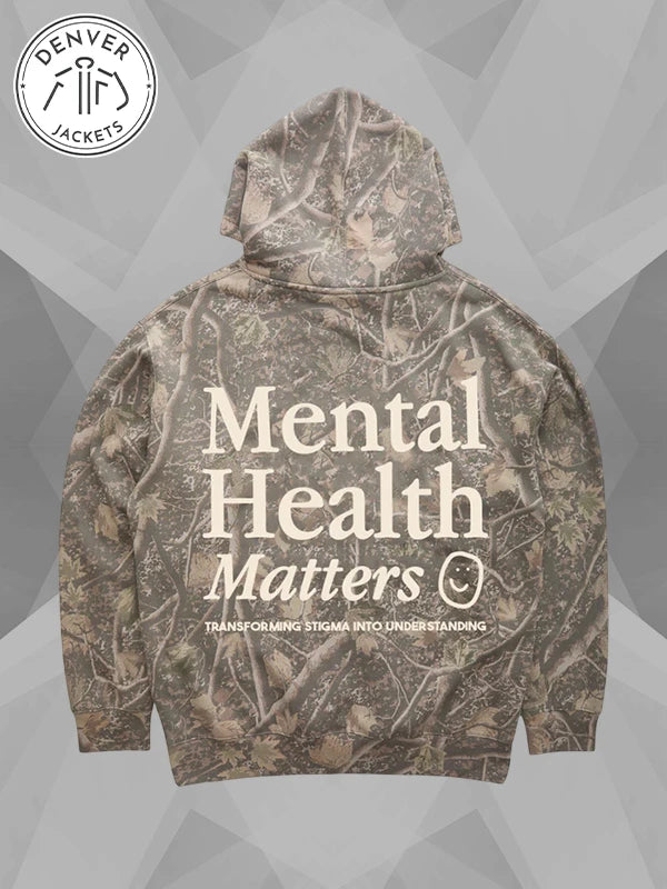 Mental Health Matters Hoodie Camo