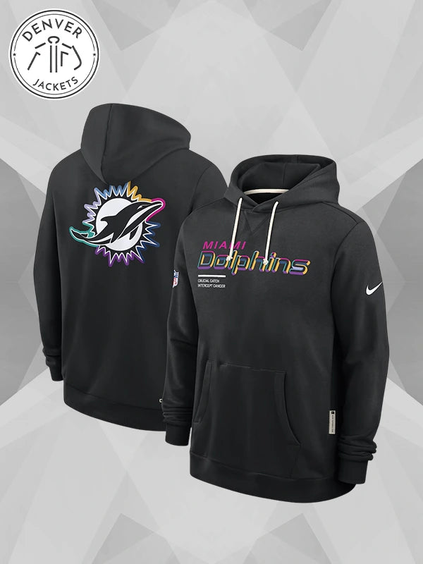 Miami Dolphins 2025 Crucial Catch Hoodie