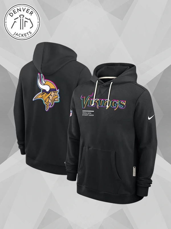 Minnesota Vikings 2025 Crucial Catch Hoodie