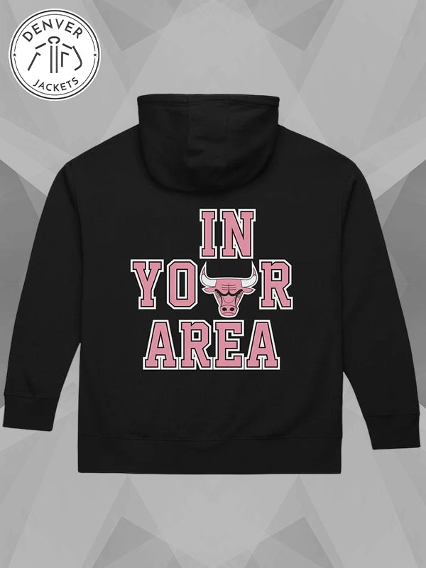 Mitchell Ness X Blackpink Chicago Bulls Hoodie Black