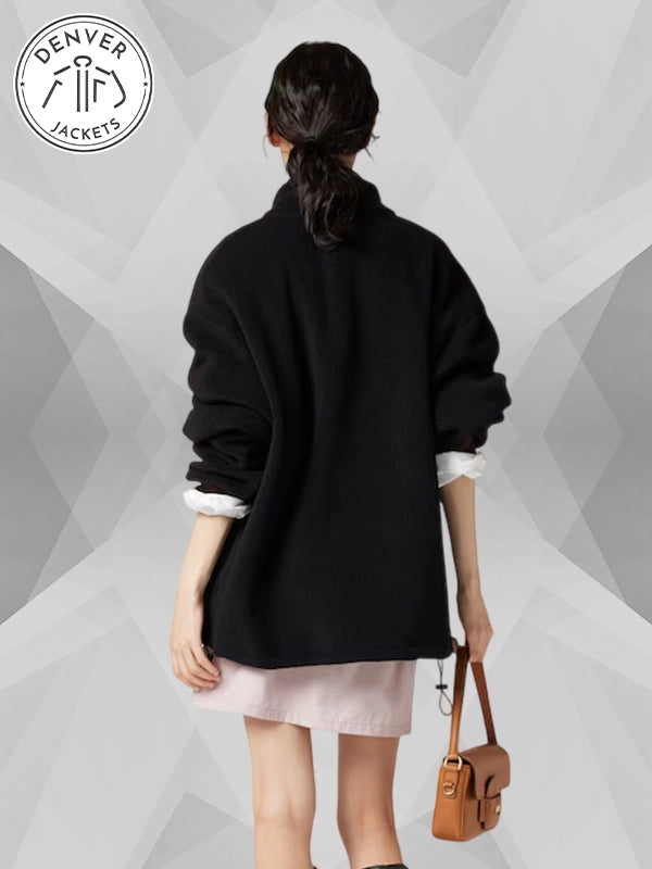 Miu Miu Black Fleece Jacket