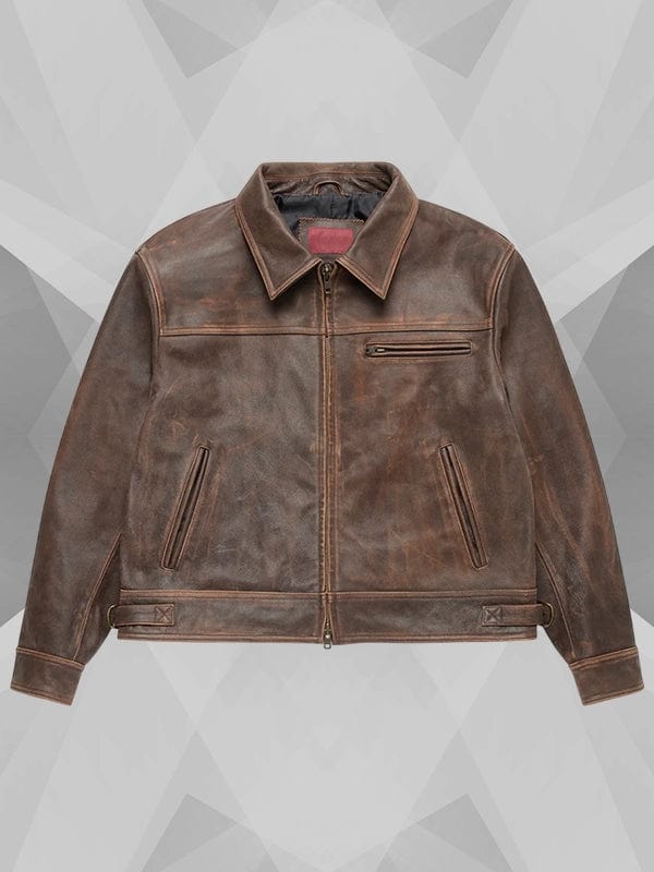 Mutimer Brown Leather Jacket