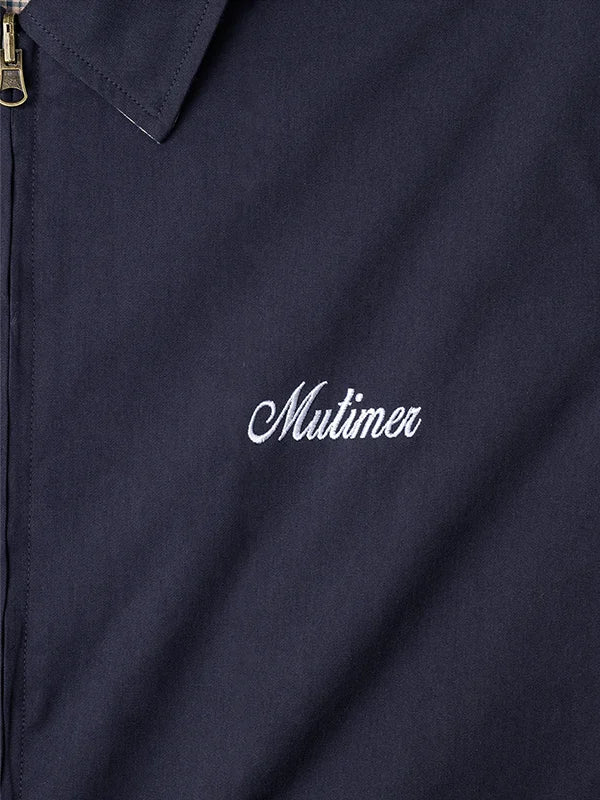 Mutimer Reversible Harrington Jacket Close Up