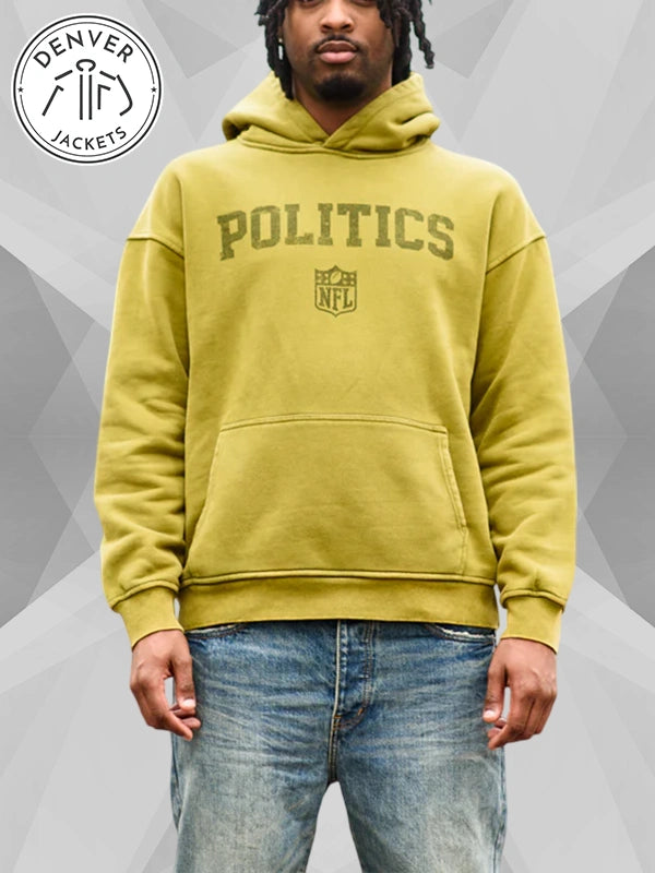 NFL Origins Politics Wash Hoodie Yellow