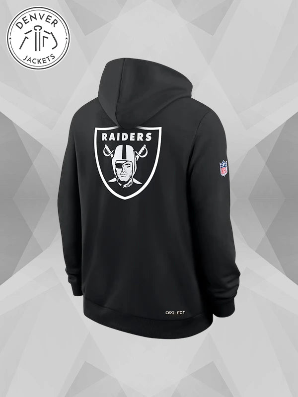 NFL Cancer Awareness Crucial Catch 2025 Hoodie Las Vegas Raiders