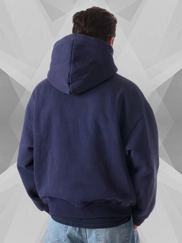 Navy Blue Broken Oslo Hoodie