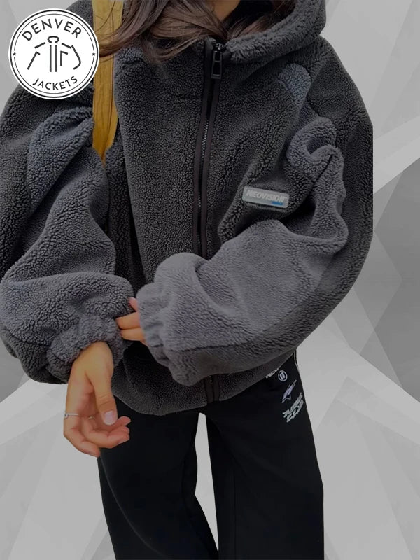 Neovision Gravity Hooded Sherpa Jacket Charcoal