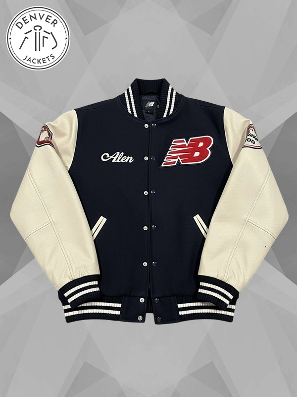 New Balance Signing Josh Allen Varsity Jacket Blue