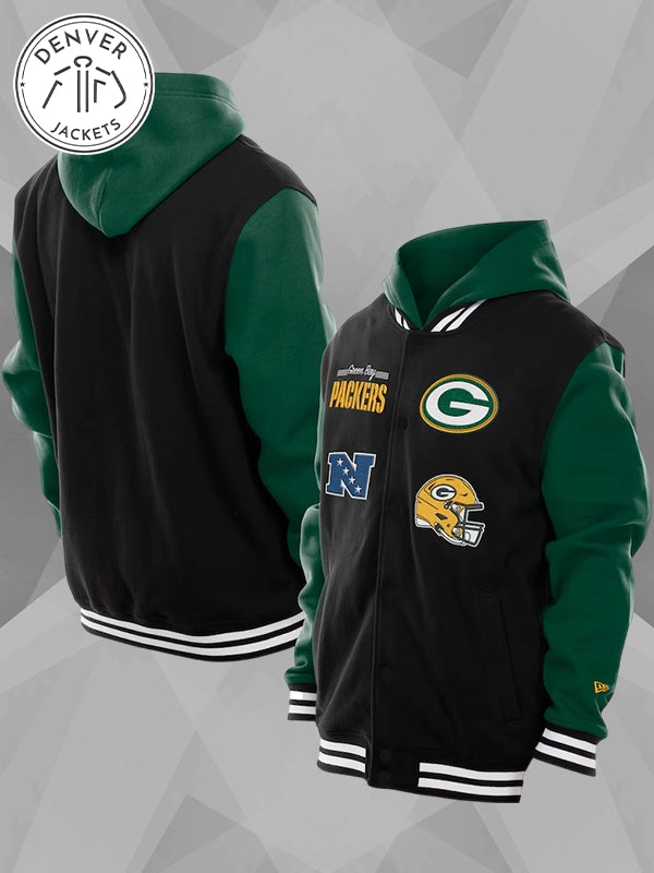 New Era Green Bay Packers Hoodie Jacket