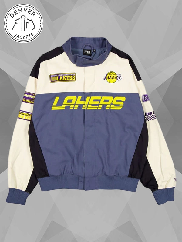 New Era Los Angeles Lakers Motorsports Jacket