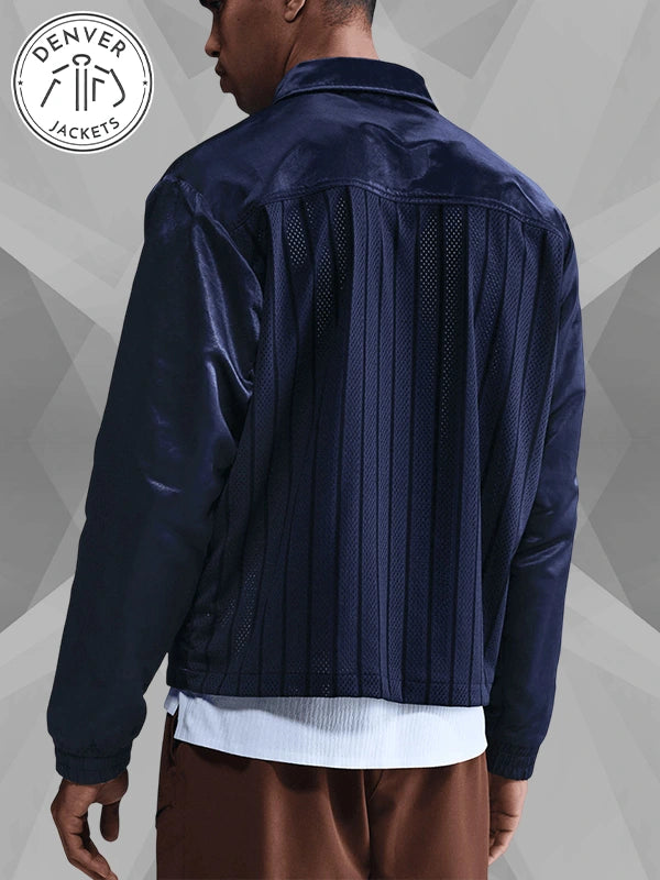 New York Court Slam Nike Tennis Jacket Blue