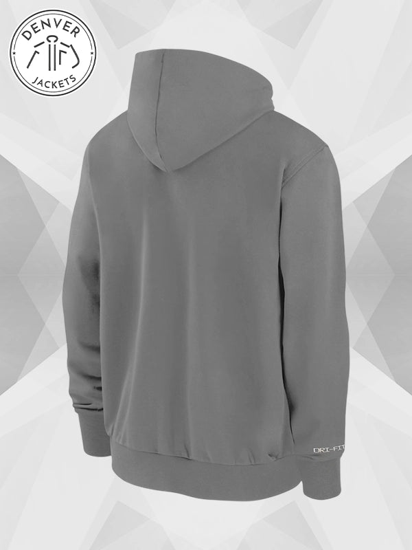 Nike Houston Astros Travel Hoodie Grey