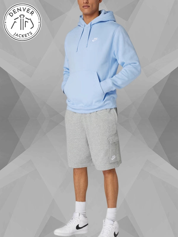 Nike Babyblau Hoodie