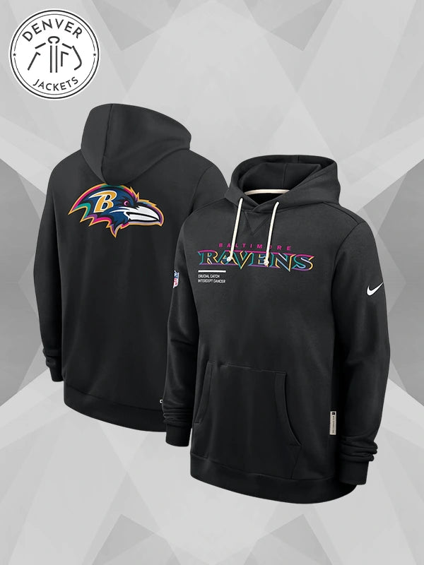 Nike Baltimore Ravens 2025 Crucial Catch Hoodie