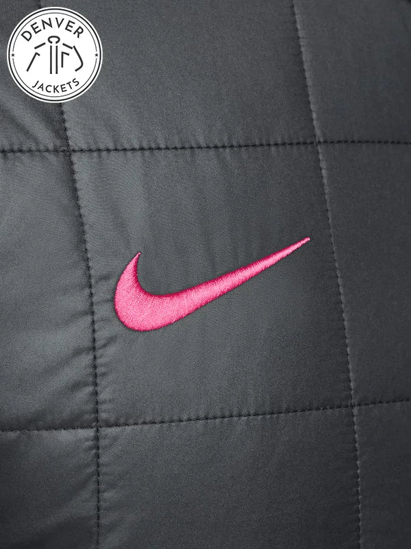 Nike Chelsea F.C. Fleece Lined Down Black Jacket