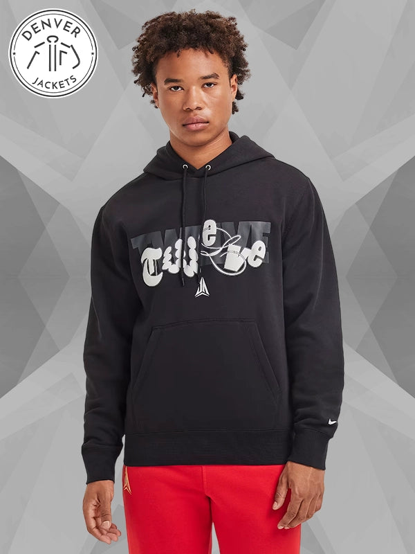 Nike Ja Morant Men's Fleece Basketball Hoodie Black