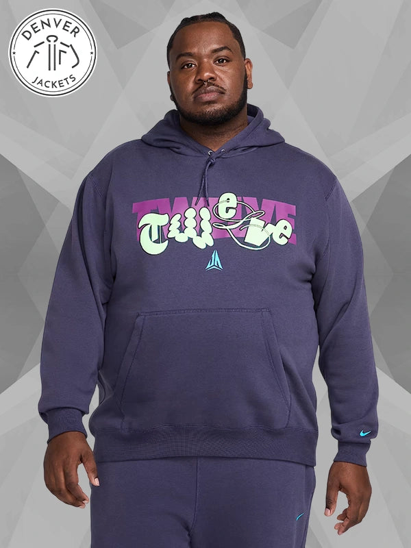 Nike Ja Morant Purple Hoodie