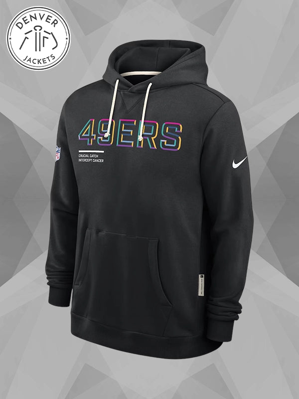 Nike NFL 2025 Crucial Catch San Francisco 49ers Hoodie Sweatshirt