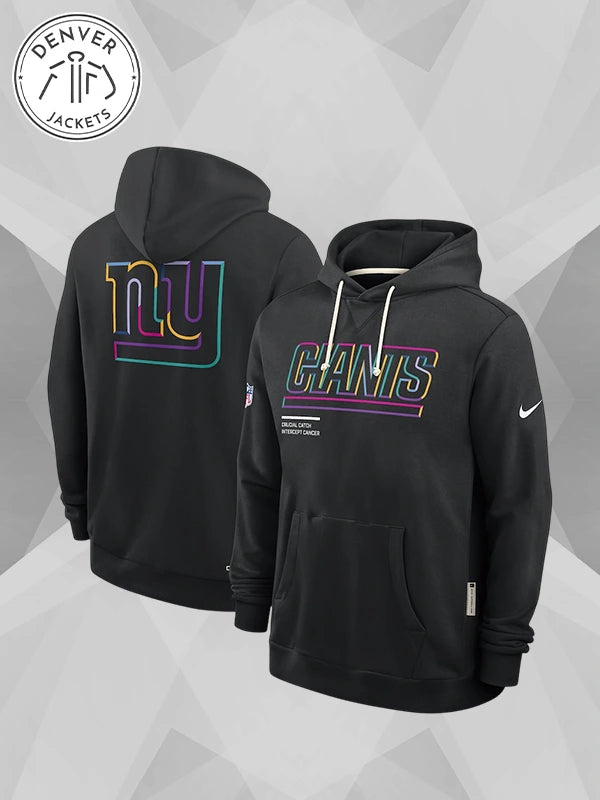 Nike New York Giants 2025 Crucial Catch Hoodie
