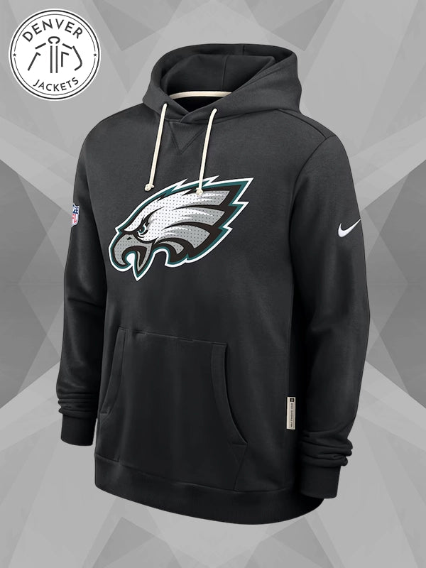 Nike Philadelphia Eagles Sideline Initial Home Hoodie Black