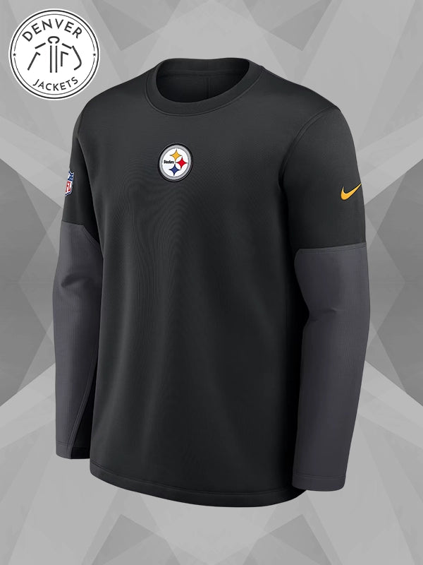 Nike Pittsburgh Steelers Sideline Coach Long Sleeve T Shirt