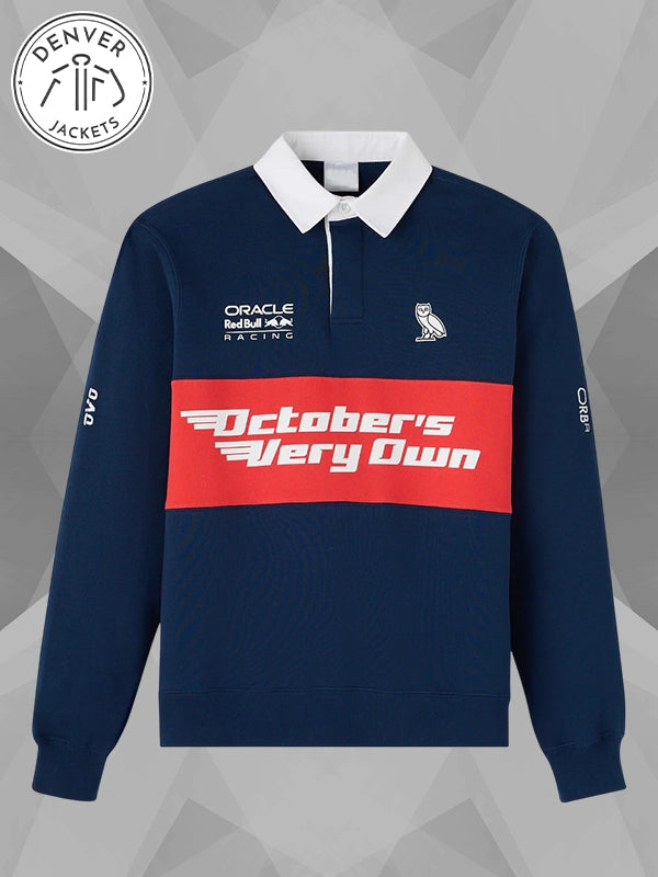 OVO x Red Bull Racing Fleece Rugby Sweatshirt