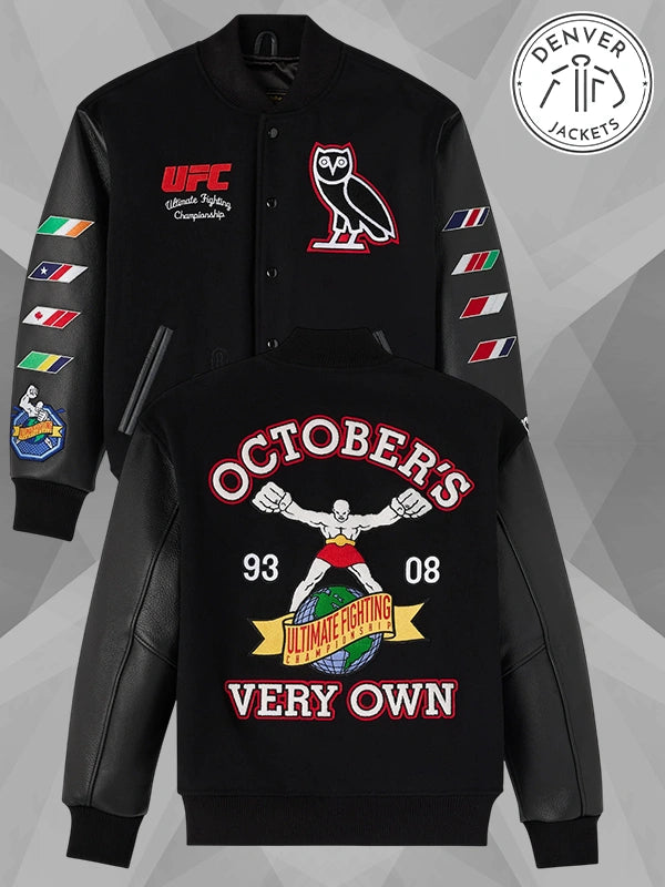 October's Very Own x UFC Varsity Jacket