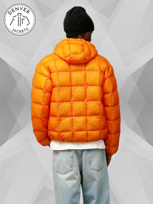 Orange Midweight Puffer Jacket Stussy