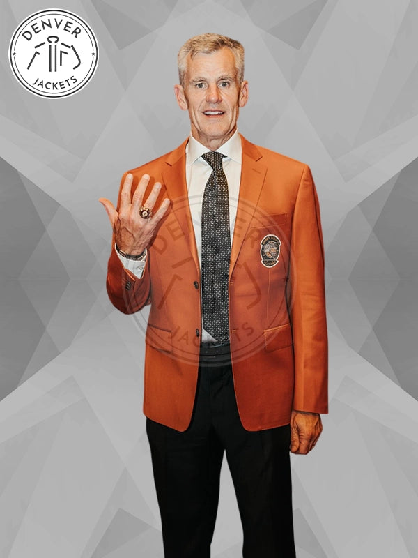 Orange NBA Hall Of Fame Jacket Men's