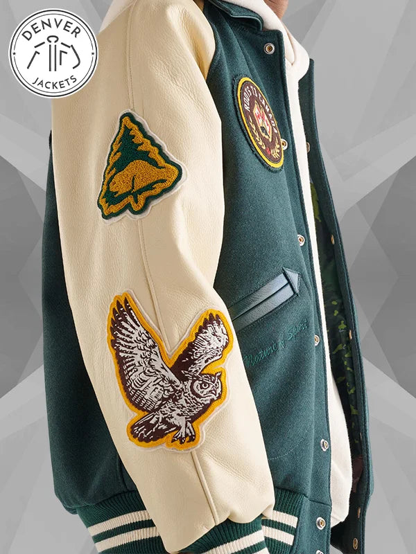 Outdoor 24 Roots Varsity Jacket Green