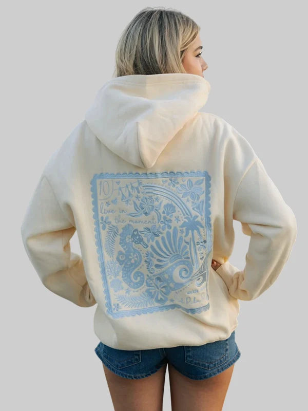 PPP X 엠브리 라이브 인 더 모먼트 후드 티셔츠