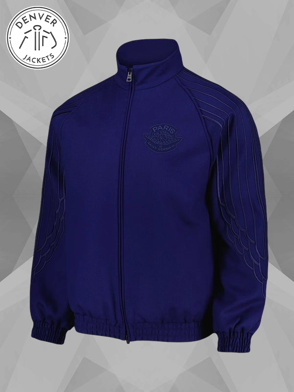 PSG x Jordan Wings Blue Track Jacket
