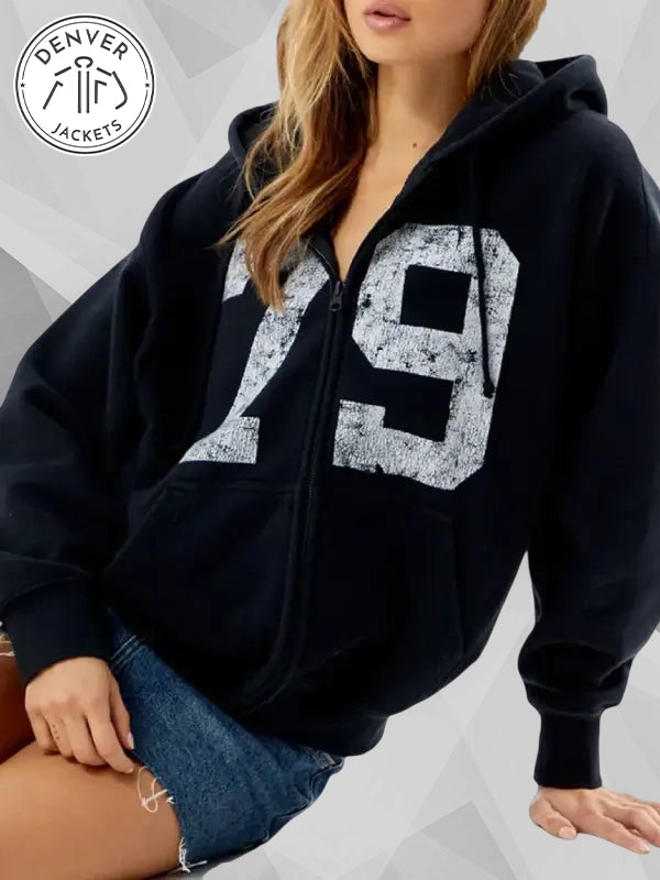 Pacsun 79 Black Zip Up Hoodie