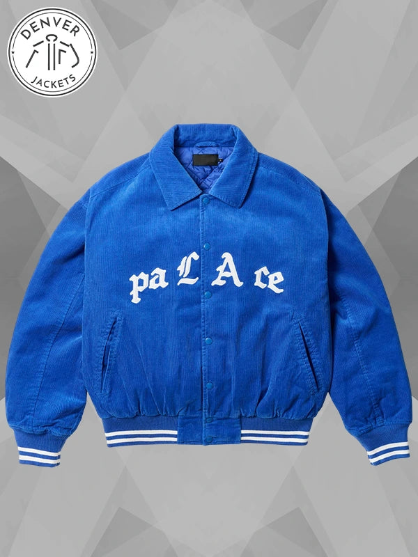 Palace Love Varsity Jacket Blue